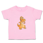 Toddler Clothes Orange Dinosaur Dinosaurs Dino Trex Toddler Shirt Cotton