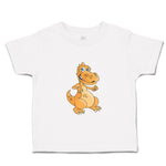 Toddler Clothes Orange Dinosaur Dinosaurs Dino Trex Toddler Shirt Cotton
