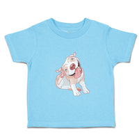 Toddler Clothes Pitbull Itching Dog Lover Pet Toddler Shirt Baby Clothes Cotton