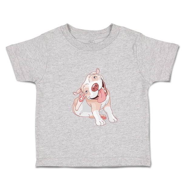 Toddler Clothes Pitbull Itching Dog Lover Pet Toddler Shirt Baby Clothes Cotton