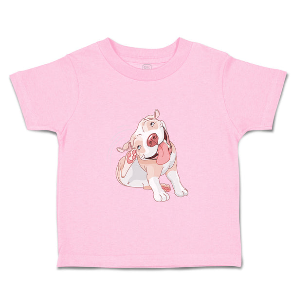 Toddler Clothes Pitbull Itching Dog Lover Pet Toddler Shirt Baby Clothes Cotton