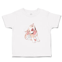 Toddler Clothes Pitbull Itching Dog Lover Pet Toddler Shirt Baby Clothes Cotton