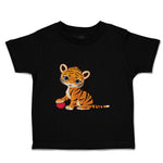 Toddler Clothes Tiger Playing with Ball Safari Toddler Shirt Baby Clothes Cotton