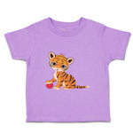 Toddler Clothes Tiger Playing with Ball Safari Toddler Shirt Baby Clothes Cotton