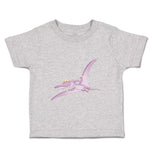 Toddler Clothes Dinosaur Pink Flying Dinosaurs Dino Trex Toddler Shirt Cotton