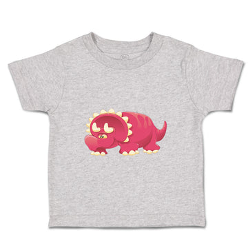 Toddler Clothes Dinosaur Fat with Horns Dinosaurs Dino Trex Toddler Shirt Cotton