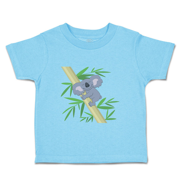 Toddler Clothes Koala Hugging Bamboo Funny Humor Toddler Shirt Cotton