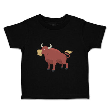 Toddler Clothes Bull Angry Animals Style B Farm Toddler Shirt Cotton