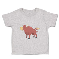 Toddler Clothes Bull Angry Animals Style B Farm Toddler Shirt Cotton