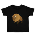 Toddler Clothes Bison Angry Animals Toddler Shirt Baby Clothes Cotton