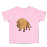 Toddler Clothes Bison Angry Animals Toddler Shirt Baby Clothes Cotton