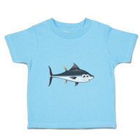 Toddler Clothes Little Shark Smiling Ocean Sea Life Toddler Shirt Cotton