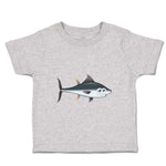 Toddler Clothes Little Shark Smiling Ocean Sea Life Toddler Shirt Cotton
