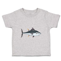Toddler Clothes Little Shark Smiling Ocean Sea Life Toddler Shirt Cotton