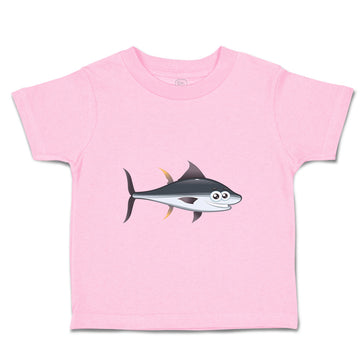 Toddler Clothes Little Shark Smiling Ocean Sea Life Toddler Shirt Cotton