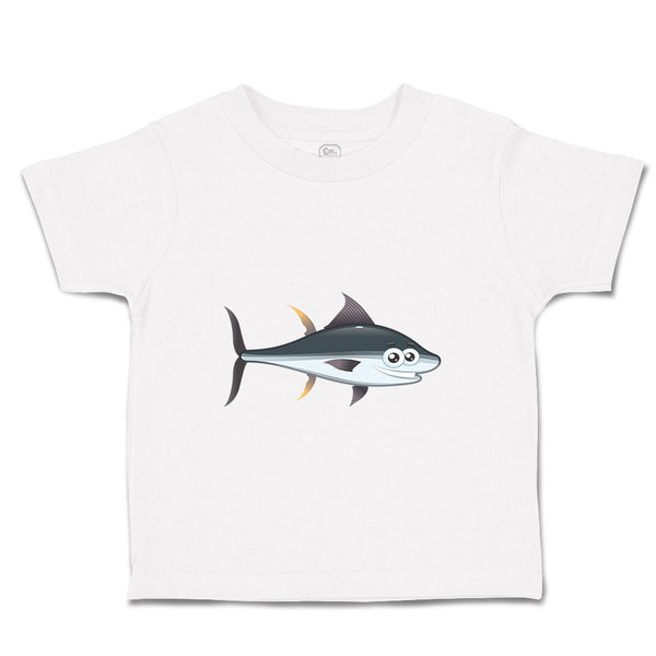 Toddler Clothes Little Shark Smiling Ocean Sea Life Toddler Shirt Cotton