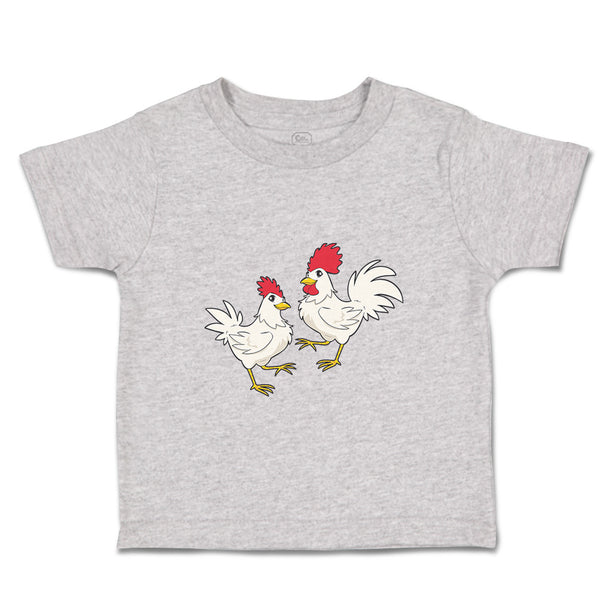 Toddler Clothes Chicken and Rooster Animals Farm Toddler Shirt Cotton