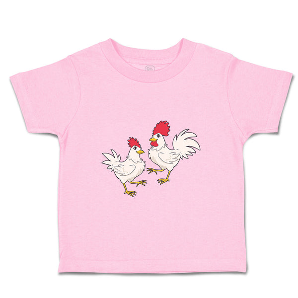 Toddler Clothes Chicken and Rooster Animals Farm Toddler Shirt Cotton