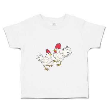 Toddler Clothes Chicken and Rooster Animals Farm Toddler Shirt Cotton