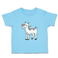 Toddler Clothes Goat Female Farm Toddler Shirt Baby Clothes Cotton