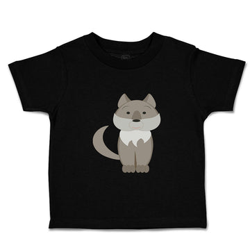 Toddler Clothes Wolf Grey Animals Funny Humor Toddler Shirt Baby Clothes Cotton