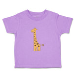 Toddler Clothes Giraffe Closed Eyes Animals Safari Toddler Shirt Cotton