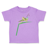 Toddler Clothes Grasshopper on Grass Animals Toddler Shirt Baby Clothes Cotton