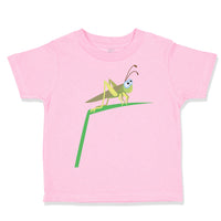 Toddler Clothes Grasshopper on Grass Animals Toddler Shirt Baby Clothes Cotton