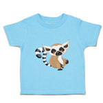 Toddler Clothes Lemur Tail in Stripes Funny Humor Toddler Shirt Cotton