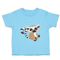 Toddler Clothes Lemur Tail in Stripes Funny Humor Toddler Shirt Cotton