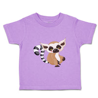 Toddler Clothes Lemur Tail in Stripes Funny Humor Toddler Shirt Cotton