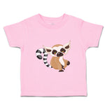 Toddler Clothes Lemur Tail in Stripes Funny Humor Toddler Shirt Cotton