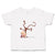 Toddler Clothes Monkey Female Standing on 1 Hand Zoo Funny Toddler Shirt Cotton