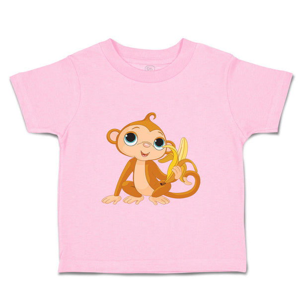 Baby Monkey with Banana Zoo Funny