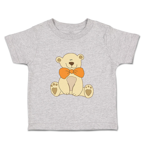 Toddler Clothes Teddy Bear with Bow Toddler Shirt Baby Clothes Cotton