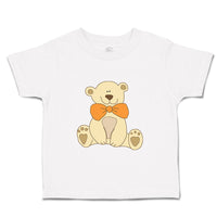 Toddler Clothes Teddy Bear with Bow Toddler Shirt Baby Clothes Cotton