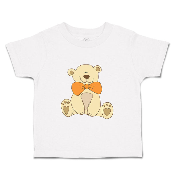 Toddler Clothes Teddy Bear with Bow Toddler Shirt Baby Clothes Cotton