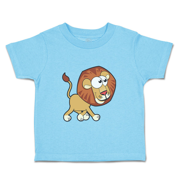 Toddler Clothes Lion Walking Right Animals Safari Toddler Shirt Cotton