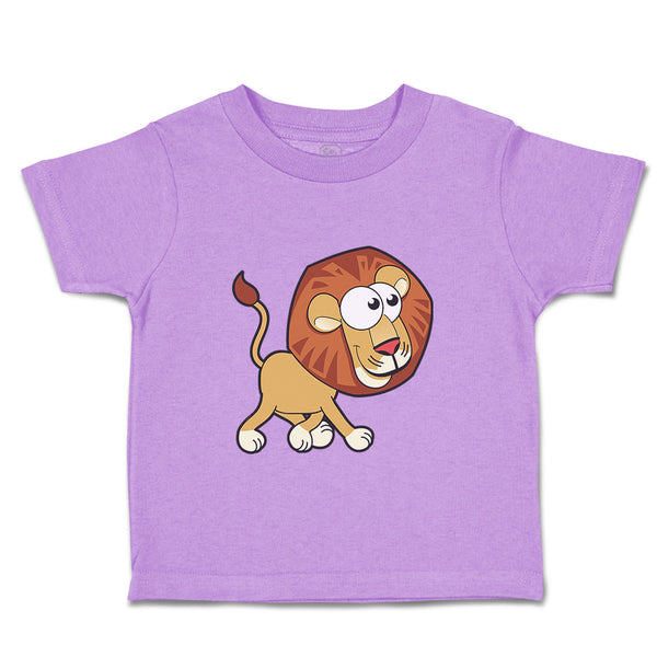 Toddler Clothes Lion Walking Right Animals Safari Toddler Shirt Cotton
