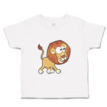 Toddler Clothes Lion Walking Right Animals Safari Toddler Shirt Cotton