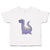 Toddler Clothes Dinosaur Big Purple Dinosaurs Dino Trex Toddler Shirt Cotton