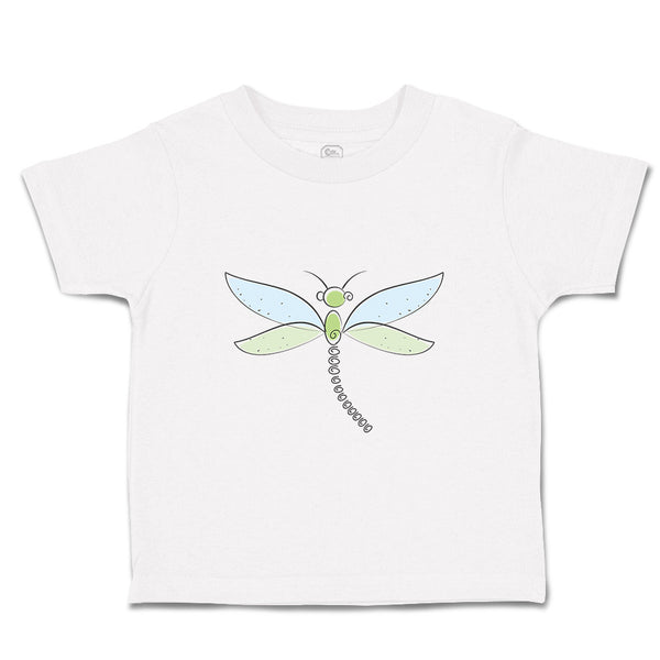 Toddler Clothes Dragon-Fly Simple Drawing Toddler Shirt Baby Clothes Cotton