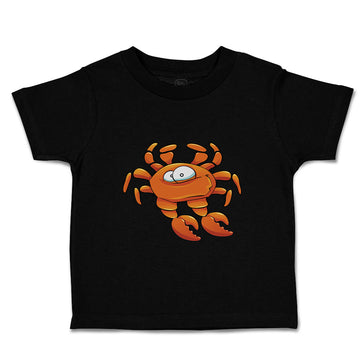 Toddler Clothes Crab with Funny Face Animals Ocean Sea Life Toddler Shirt Cotton