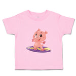 Toddler Clothes Pig Surfing Farm Toddler Shirt Baby Clothes Cotton