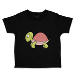 Toddler Clothes Turtle Facing Left Animals Funny Humor Toddler Shirt Cotton