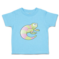 Toddler Clothes Lizard Green Pink Funny Toddler Shirt Baby Clothes Cotton