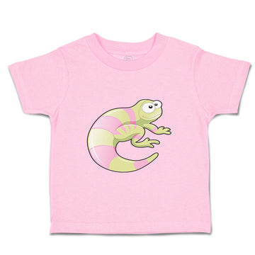 Toddler Clothes Lizard Green Pink Funny Toddler Shirt Baby Clothes Cotton