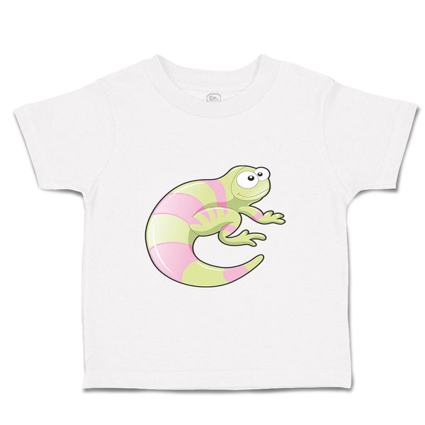 Toddler Clothes Lizard Green Pink Funny Toddler Shirt Baby Clothes Cotton