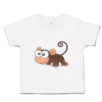 Toddler Clothes Monkey Funny Animals Safari Toddler Shirt Baby Clothes Cotton