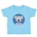 Toddler Clothes Head in Circle Koala Animals Funny Humor Toddler Shirt Cotton